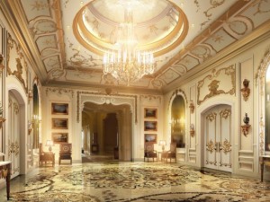 luxury lobby 01 Modelo 3D
