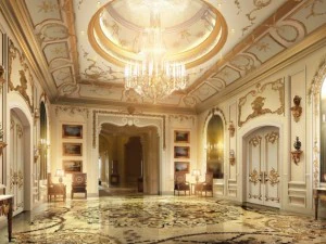 роскошный вестибюль 01 3D Модель