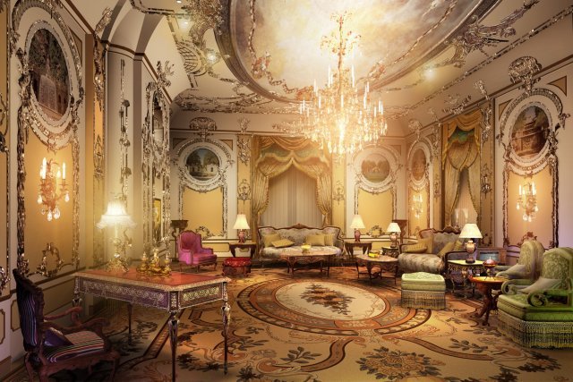 luxury suite 02 3D Model .c4d .max .obj .3ds .fbx .stl .blend 