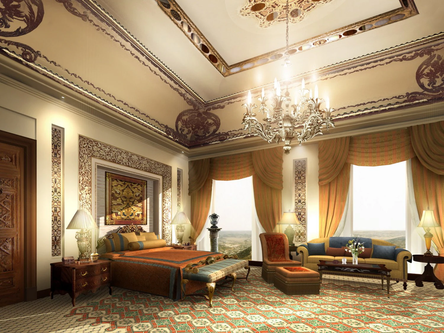 luxury suite 04 3D Model .c4d .max .obj .3ds .fbx .stl .blend 