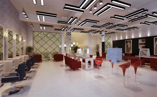 hairdressing room 006 Model 3D .c4d .max .obj .3ds .fbx .stl .blend 