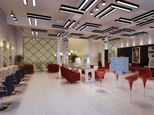 hairdressing room 006 Modello 3D