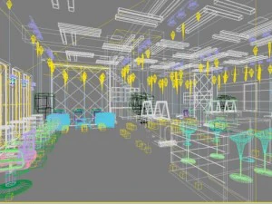 hairdressing room 006 3D Model
