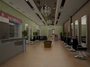 hairdressing room 009 3D Модель