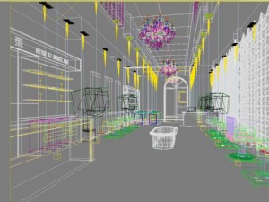 hairdressing room 009 3D Model