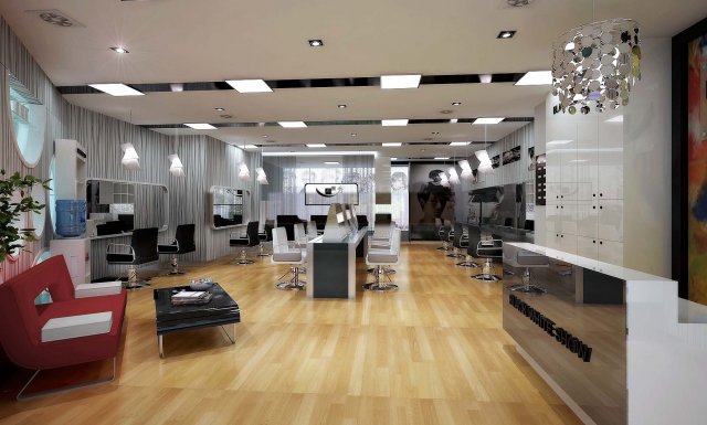 hairdressing room 005 3D Model .c4d .max .obj .3ds .fbx .stl .blend 