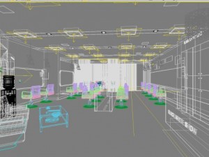 hairdressing room 005 3D Model