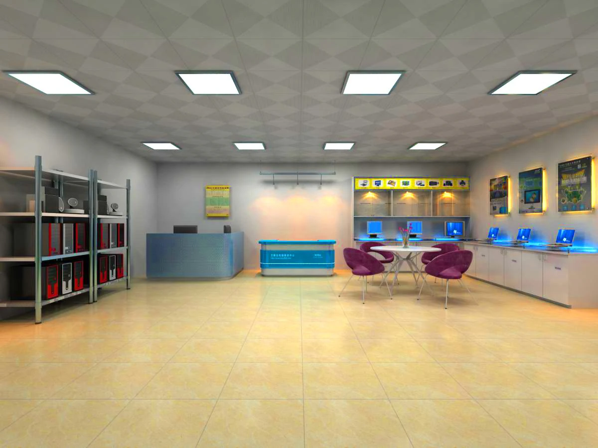 office spaces 051 3D Model .c4d .max .obj .3ds .fbx .stl .blend 