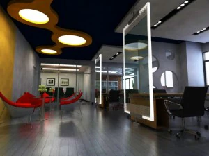 B&uuml;rofl&auml;chen 054 3D Modell