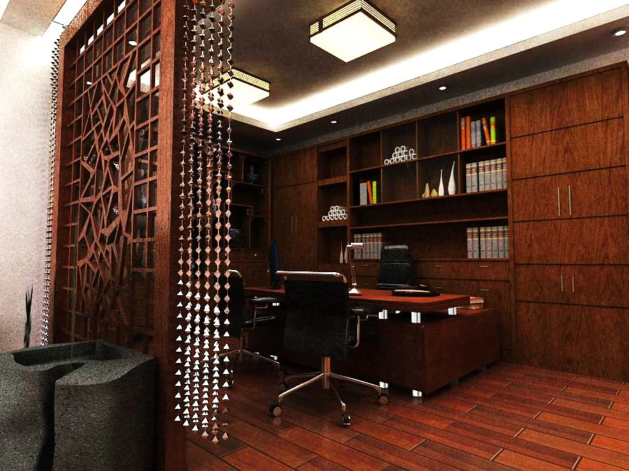 office spaces 056 3D Model .c4d .max .obj .3ds .fbx .stl .blend 