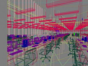 office spaces 057 Modelo 3D