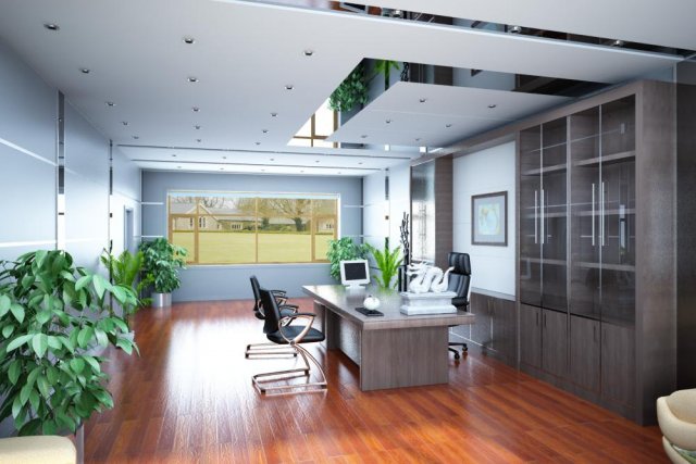 office spaces 058 3D Модель .c4d .max .obj .3ds .fbx .stl .blend 