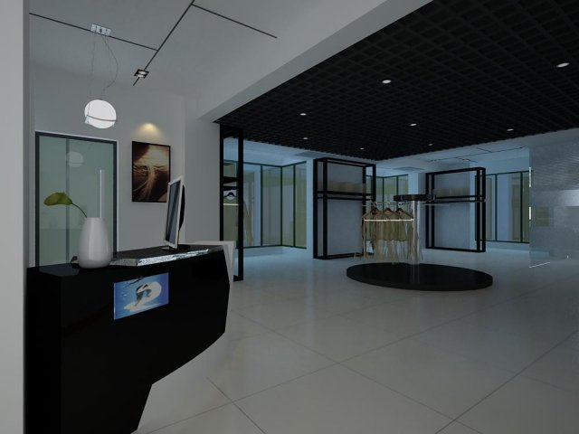 office spaces 063 3D Модель .c4d .max .obj .3ds .fbx .stl .blend 