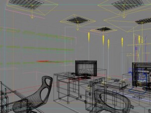 office spaces 075 Modelo 3D