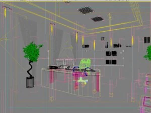 office spaces 073 3D Model