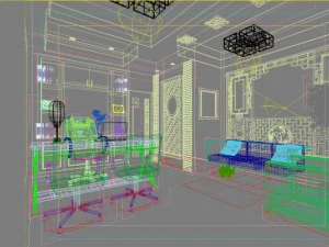 office spaces 074 3D Model