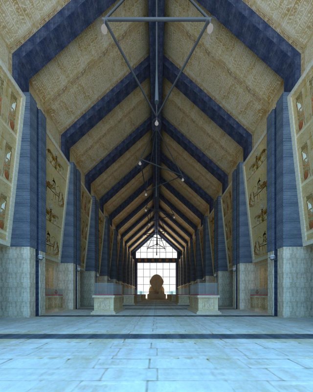 lobby 143 3D Model .c4d .max .obj .3ds .fbx .stl .blend 