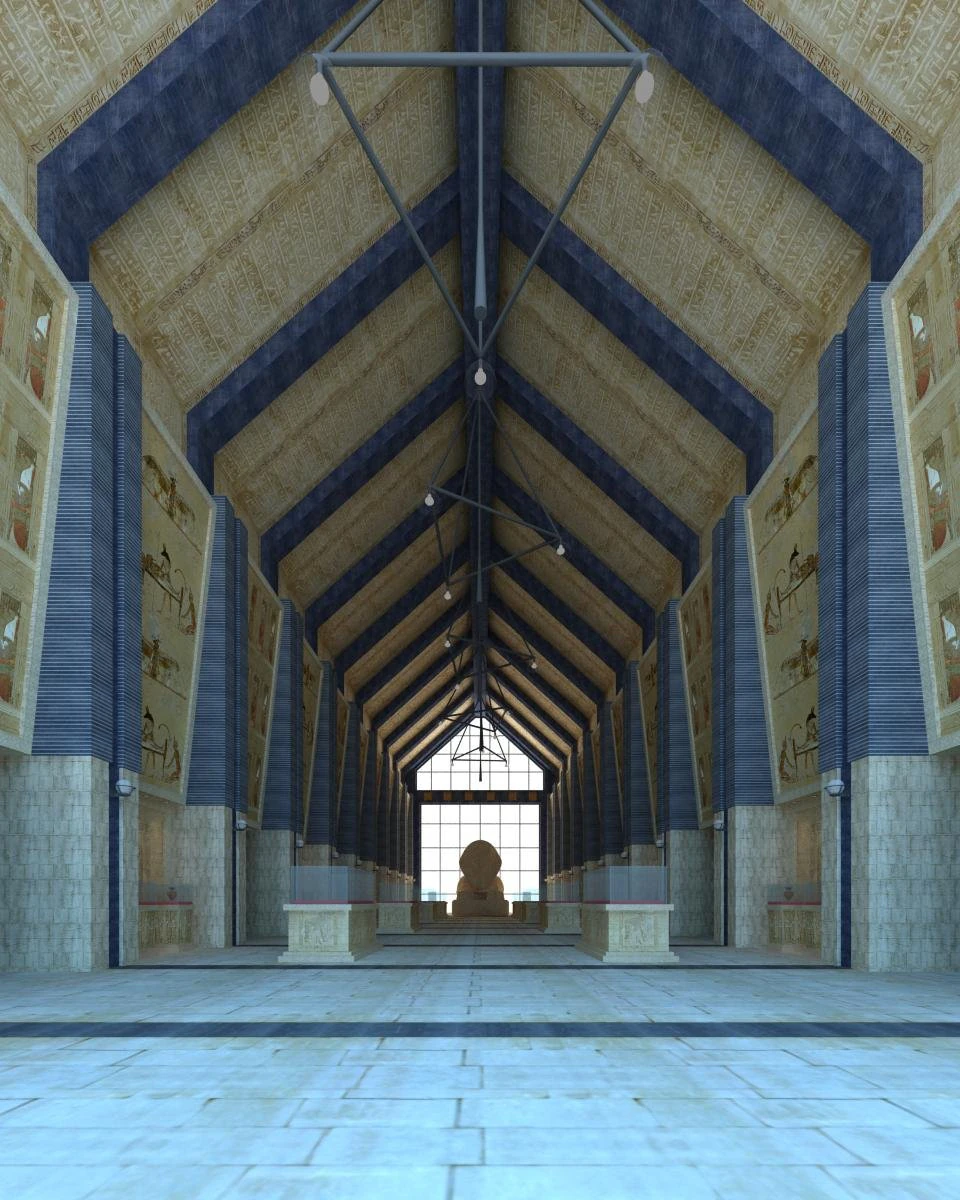 lobby 143 3D Model .c4d .max .obj .3ds .fbx .stl .blend 