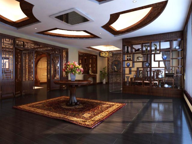 lobby 148 3D 模型 .c4d .max .obj .3ds .fbx .stl .blend 