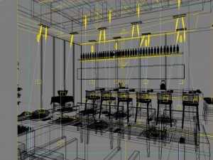 restaurant 044 Modèle 3D