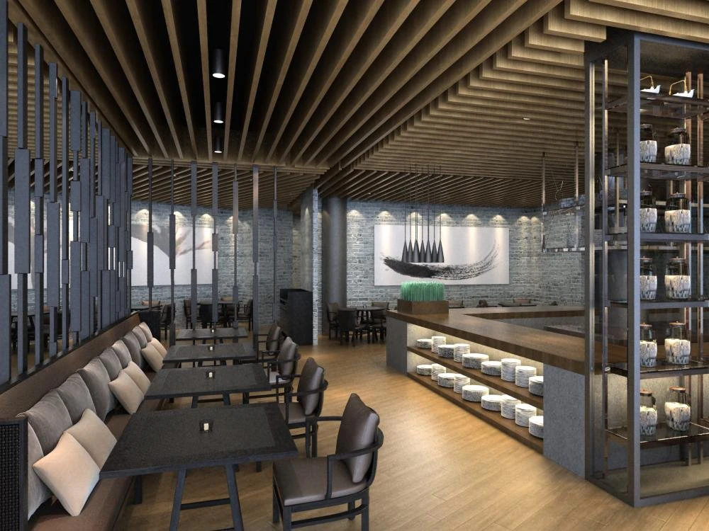 restaurant 037 3D Model .c4d .max .obj .3ds .fbx .stl .blend 