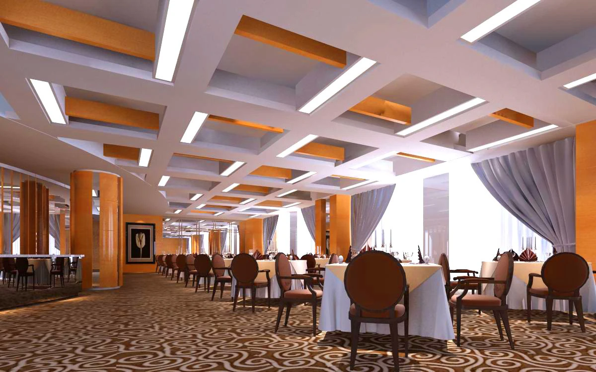 restaurant 030 3D Model .c4d .max .obj .3ds .fbx .stl .blend 