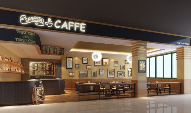 bar 034 3D Model .c4d .max .obj .3ds .fbx .stl .blend
