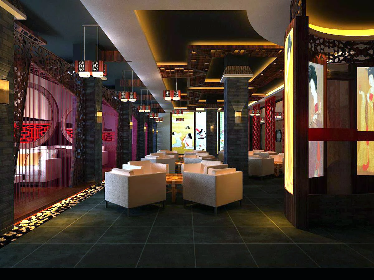 bar 032 3D Model .c4d .max .obj .3ds .fbx .stl .blend 