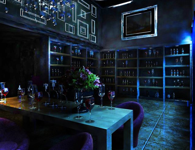 bar 033 Model 3D .c4d .max .obj .3ds .fbx .stl .blend 