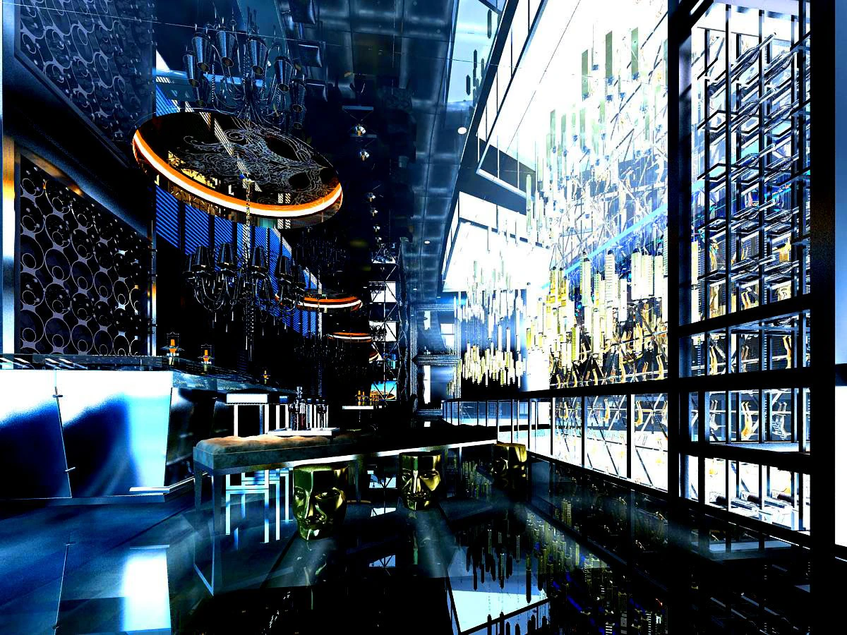 bar 036 3D Model .c4d .max .obj .3ds .fbx .stl .blend 
