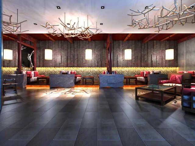 bar 042 3D Model .c4d .max .obj .3ds .fbx .stl .blend 