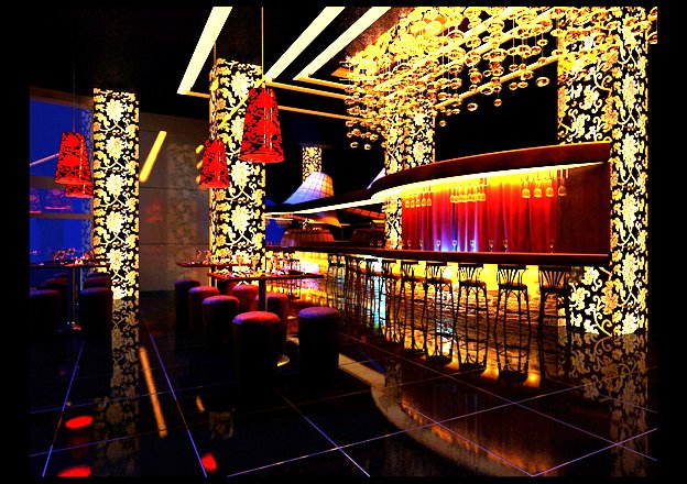 bar 045 3D Модель .c4d .max .obj .3ds .fbx .stl .blend 