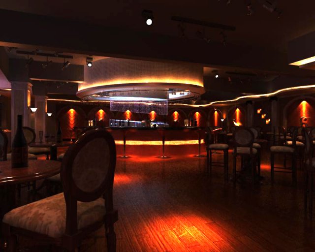 bar 041 Model 3D .c4d .max .obj .3ds .fbx .stl .blend