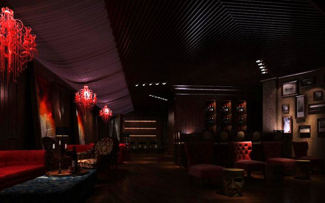 bar 038 3D Модель .c4d .max .obj .3ds .fbx .stl .blend 