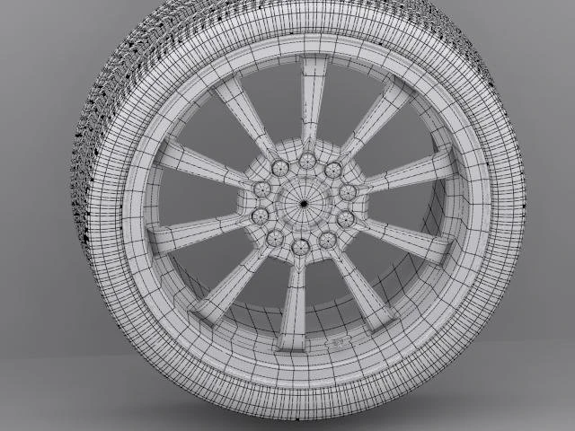 racing rim 3D Model .c4d .max .obj .3ds .fbx .stl .blend 