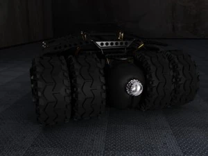 batman tumbler 3D Model