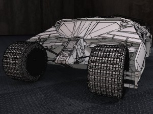 batman tumbler Model 3D