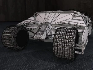 batman tumbler 3D Model