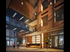 hotel lobby 1 3D 模型
