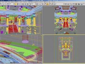 hotel lobby 2 3D Model