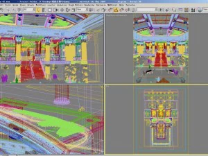 hotel lobby 2 3D Model