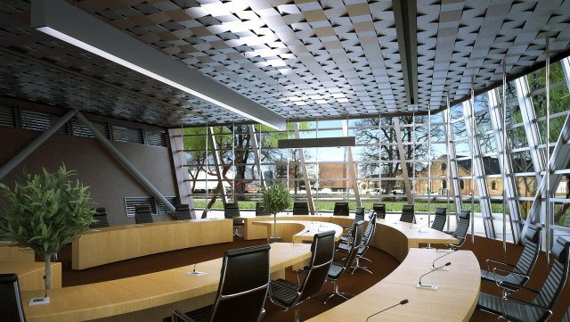 conference room 01 Model 3D .c4d .max .obj .3ds .fbx .stl .blend 