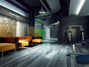 gymnasium room 01 Modelo 3D