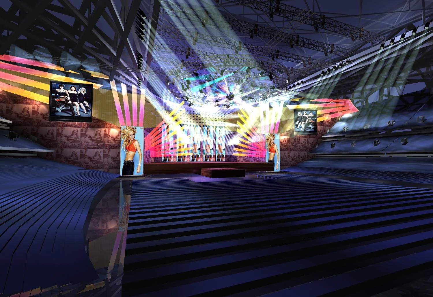 grand theatre 02  vocal concert 3D Model .c4d .max .obj .3ds .fbx .stl .blend 