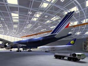 hangar 3D 모델