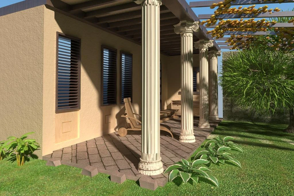 corridor 02 3D Model .c4d .max .obj .3ds .fbx .stl .blend 