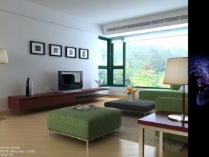 living room 2 3Dモデル