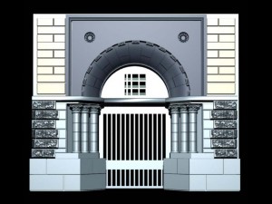 deutschland architecture door001 3D Model