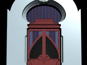deutschland architecture door002 3D Model