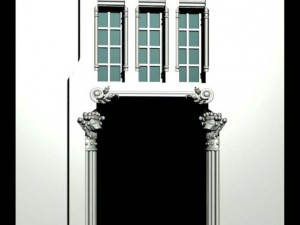 deutschland architecture door005 3D Model